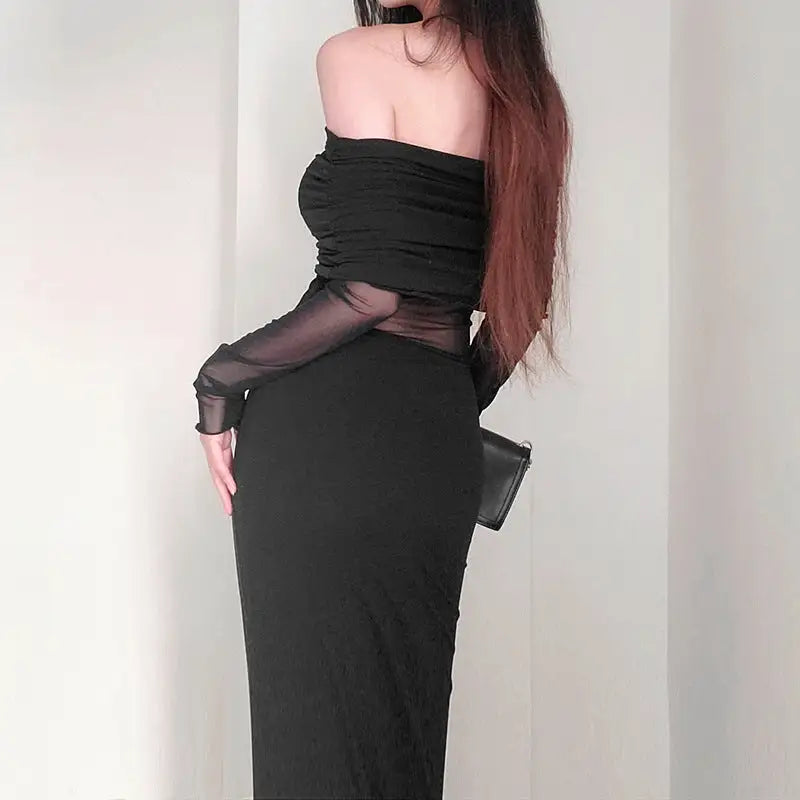 ChicBelle™        |       Elegant Off Shoulder Dress