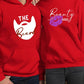 Unisex Creative Letter Print Couple Sweater