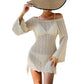 SunsetKnit™    |     Solid Color Knitted Beach Dress