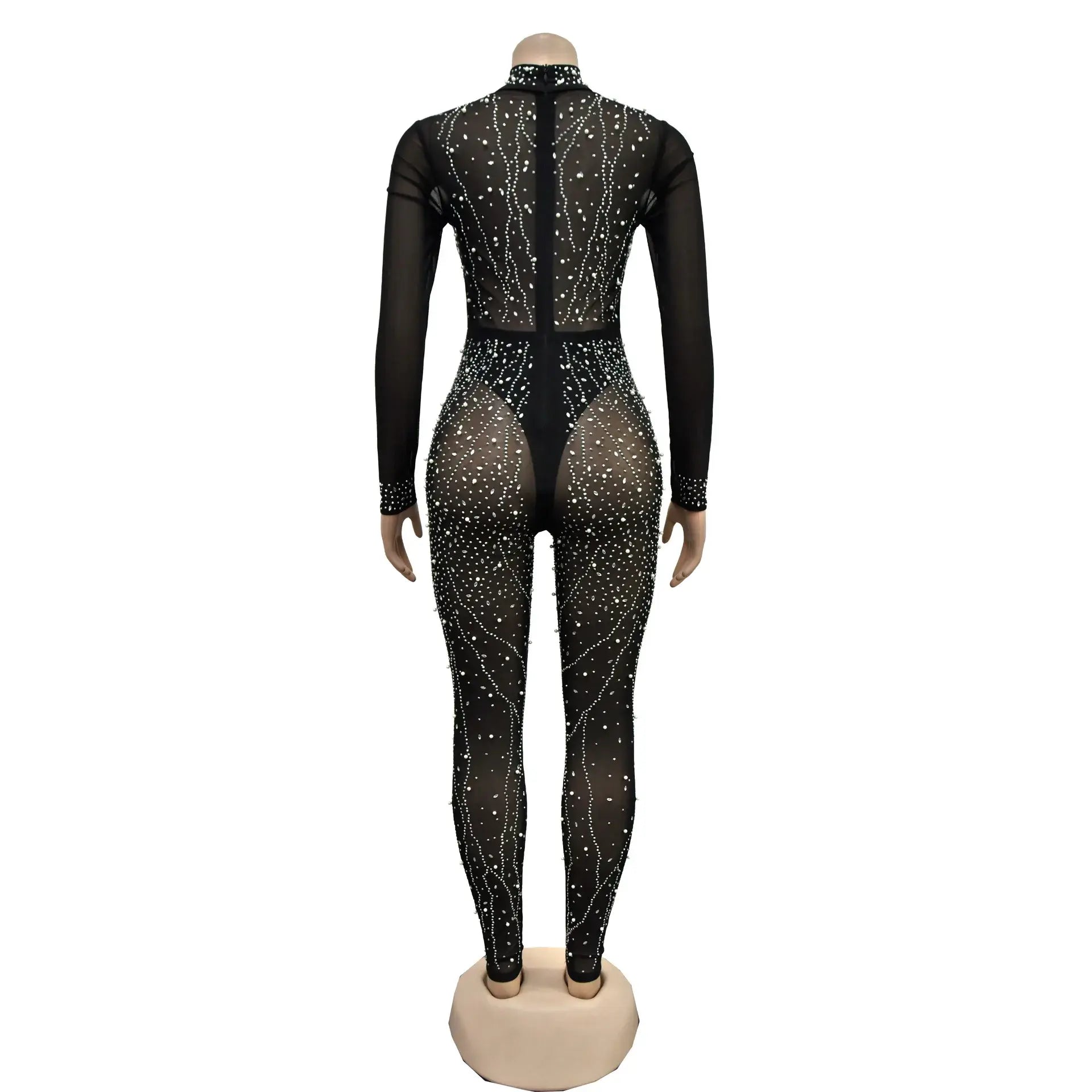 SheerSway™    |     Sheer MeshSee Through Jumpsuit