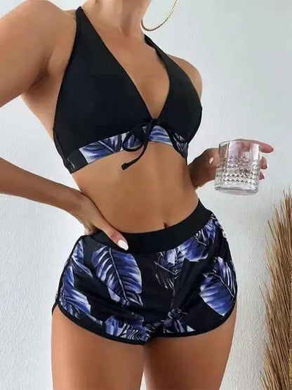 WaveWaist™      |     High Waist Bikini Set Swimwear