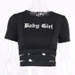 ChicCrop™        |      Crop Top O-Neck T-shirt