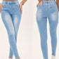 High Waist Winter Warm Skinny Jeans