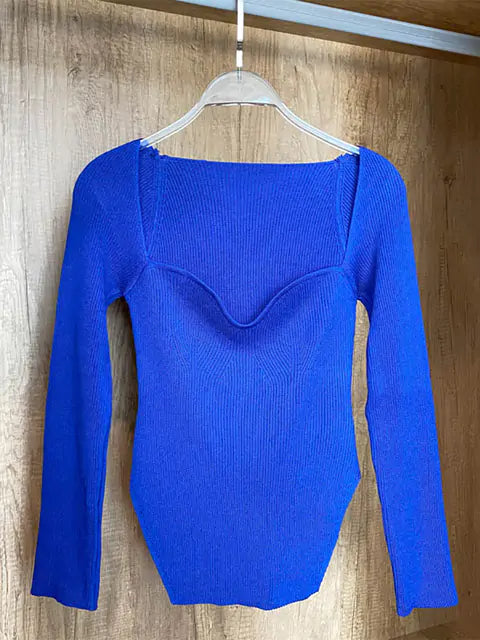 CozyKnit™    |     Woman's Long Sleeve Knitted Pullover