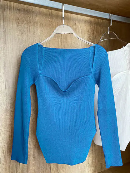 CozyKnit™    |     Woman's Long Sleeve Knitted Pullover