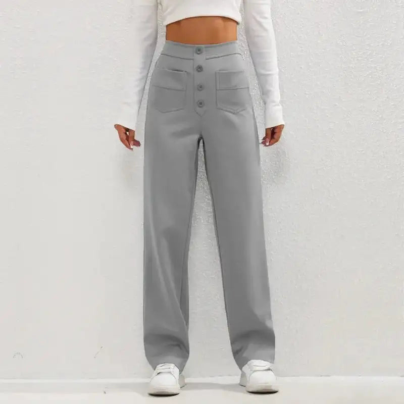 RelaxRise™        |       High- Waisted Casual Pants