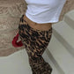 Leopard Print Length Skirt