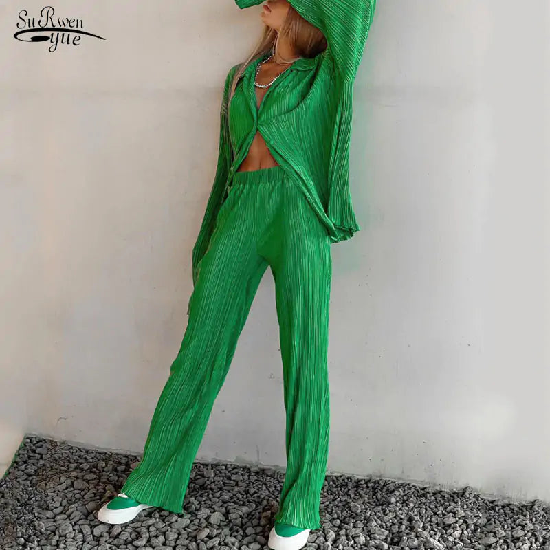 ChicDuo™   |   Two Piece Long Sleeve Suit