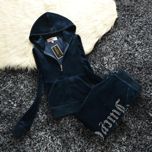 DazzleJuice™     |    Juicy Sweatshirt and Pants with Diamonds