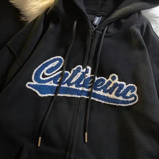 LetterLuxe™      |     Letter Embroidery Hoodies for Women