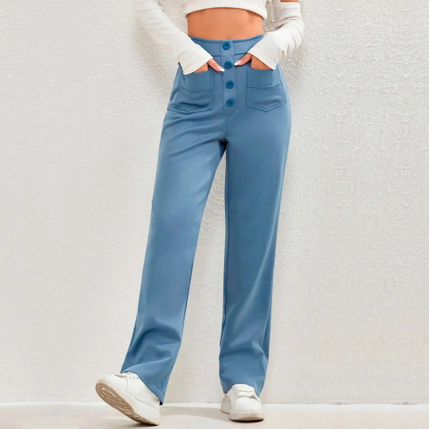 RelaxRise™        |       High- Waisted Casual Pants