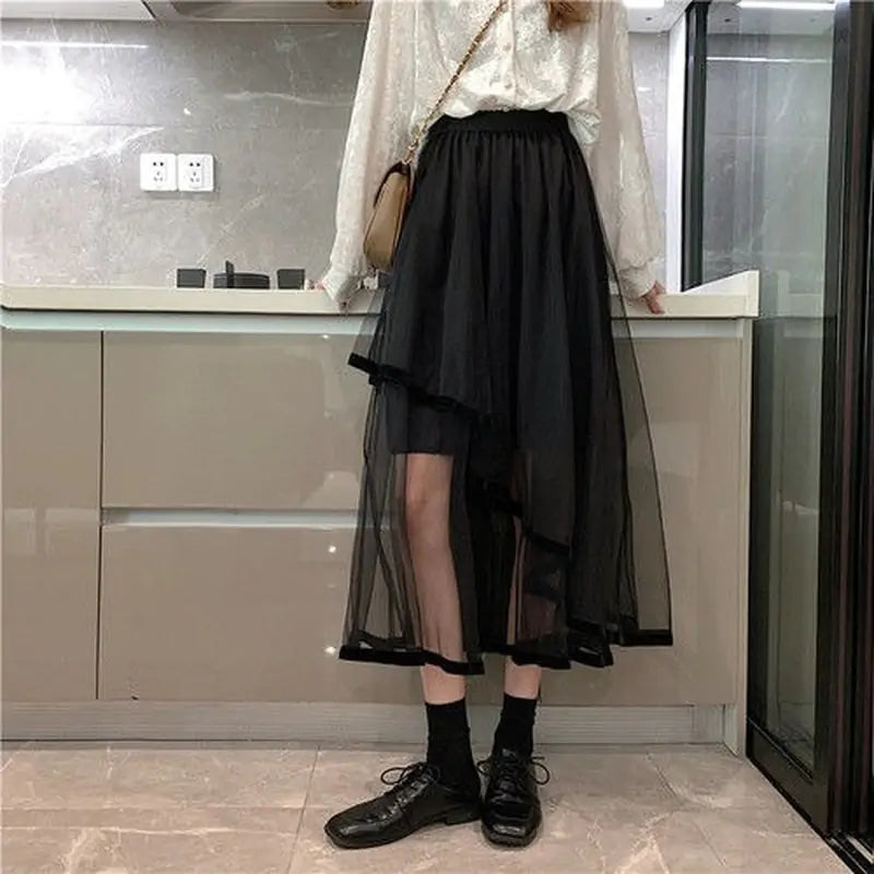 KoreaChic™      |     Women Solid Korean Style Women Skirt