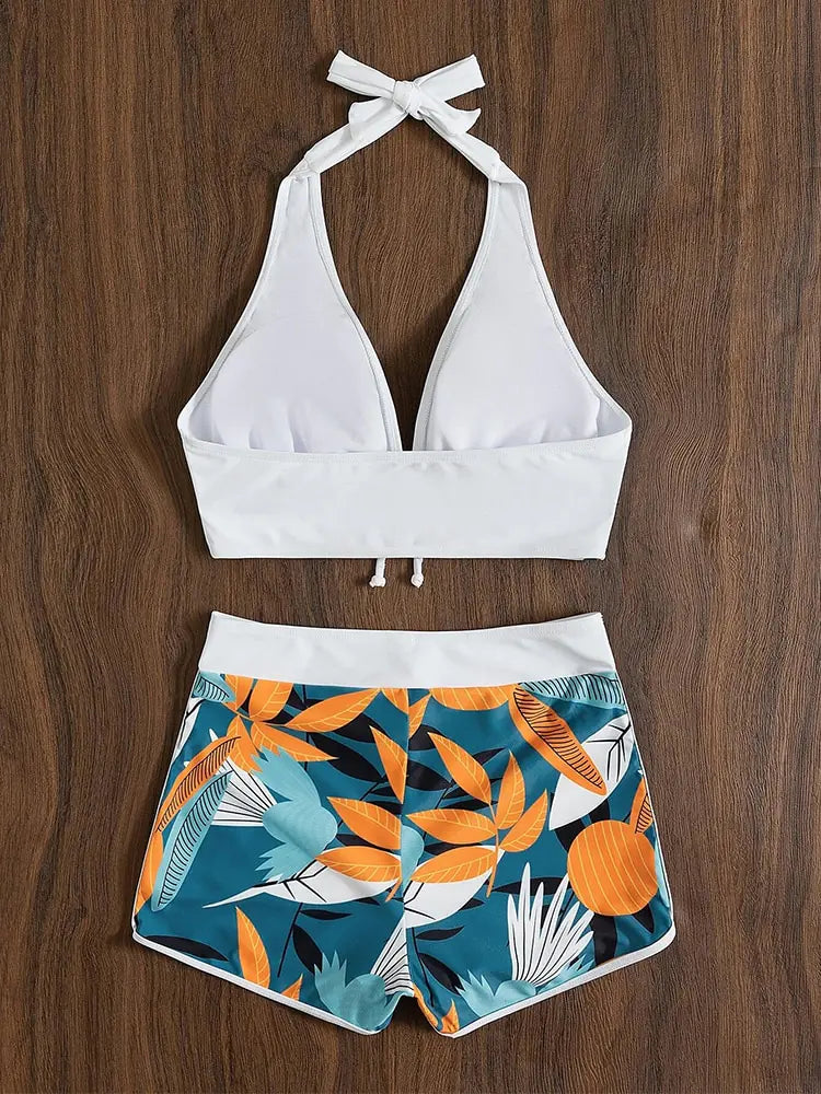 WaveWaist™      |     High Waist Bikini Set Swimwear